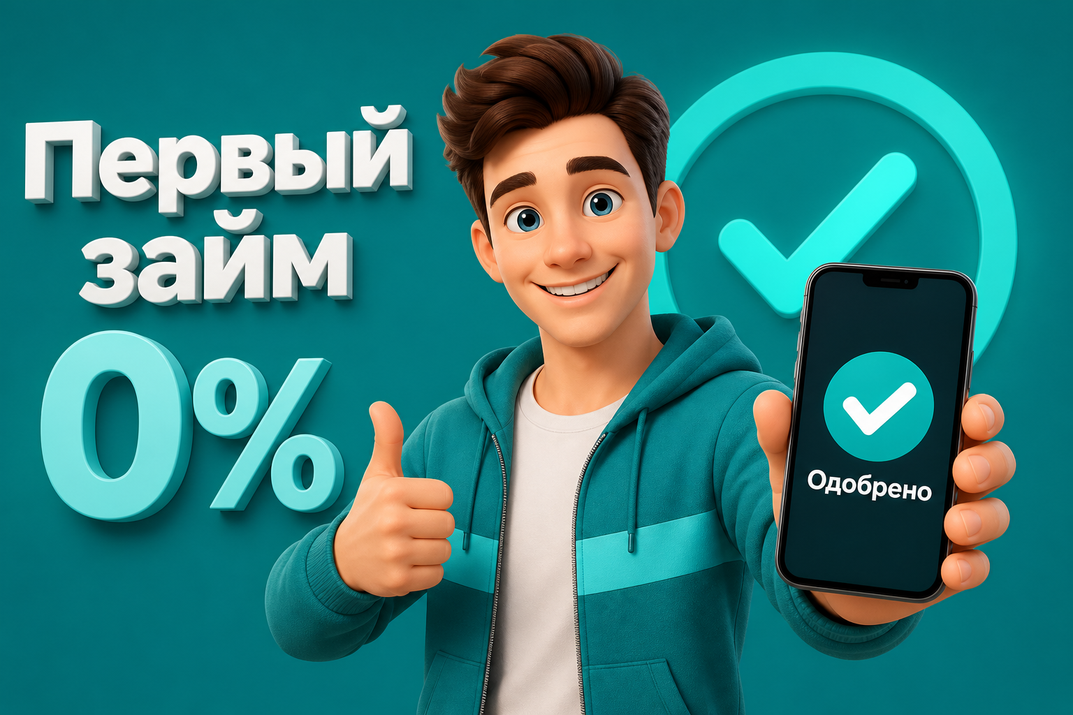 Первый займ под 0% в подборке МФО